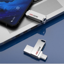 ?？低暎℉IKVISION）128GB Type-C USB3.2手機(jī)U盤(pán)X327C銀色 高速讀寫(xiě)雙接口手機(jī)電腦通用車(chē)載優(yōu)盤(pán)